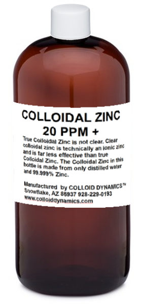 Colloidal Zinc 32 ounce bottle